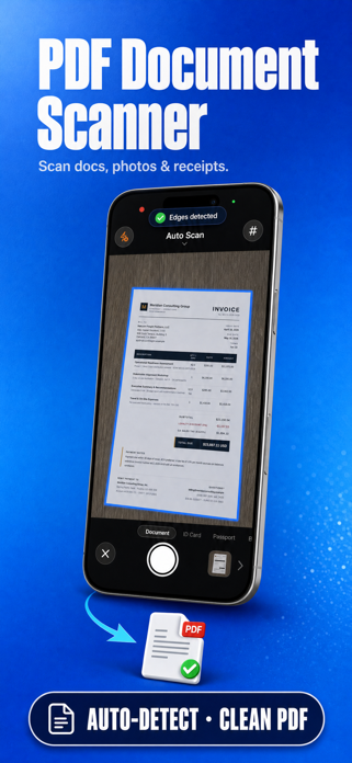 ScanLens: PDF Document Scanner Screenshot 1 of 8