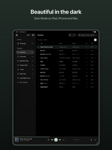 CroMusic: Offline Music Player iPad screenshot