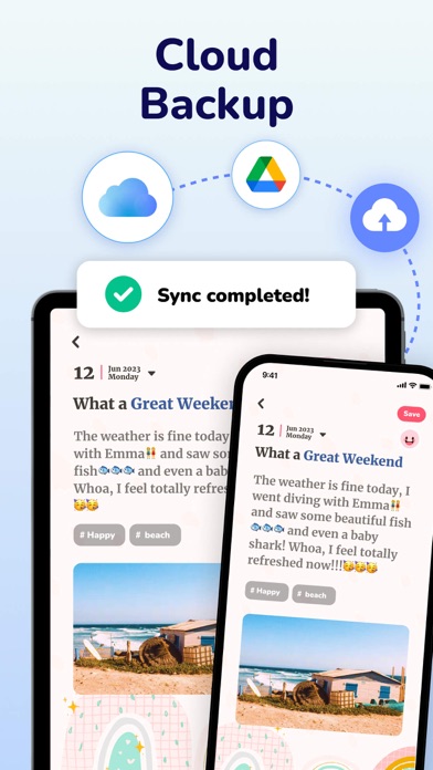 Diary with Lock: Diary Journal iPhone screenshot 10 - Lifestyle app