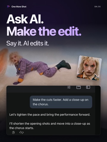 One More Shot - AI Music Video iPad screenshot