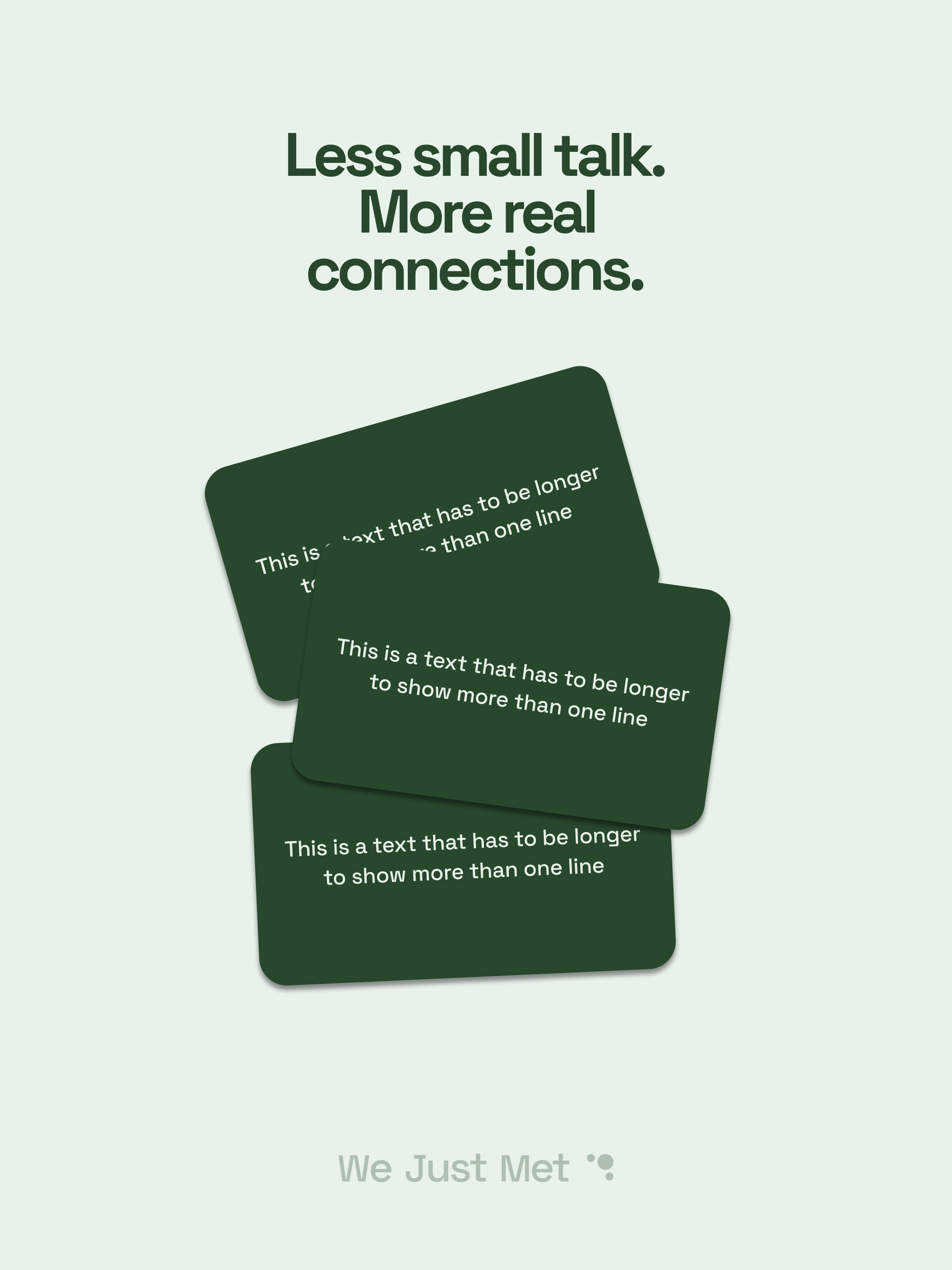 WeJustMet App