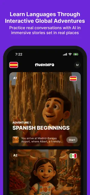 Fluentera: Language Learning screenshot 1
