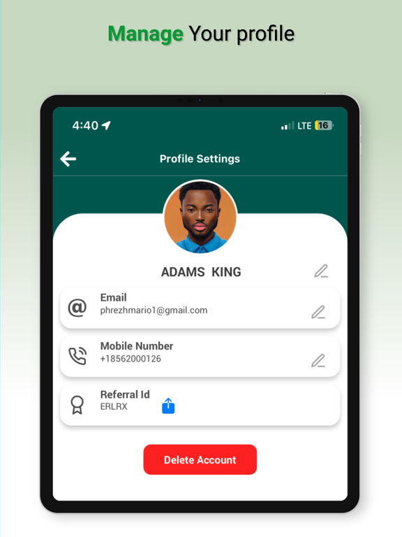 DROPIN: Rides & Delivery iPad screenshot 2 - Travel app