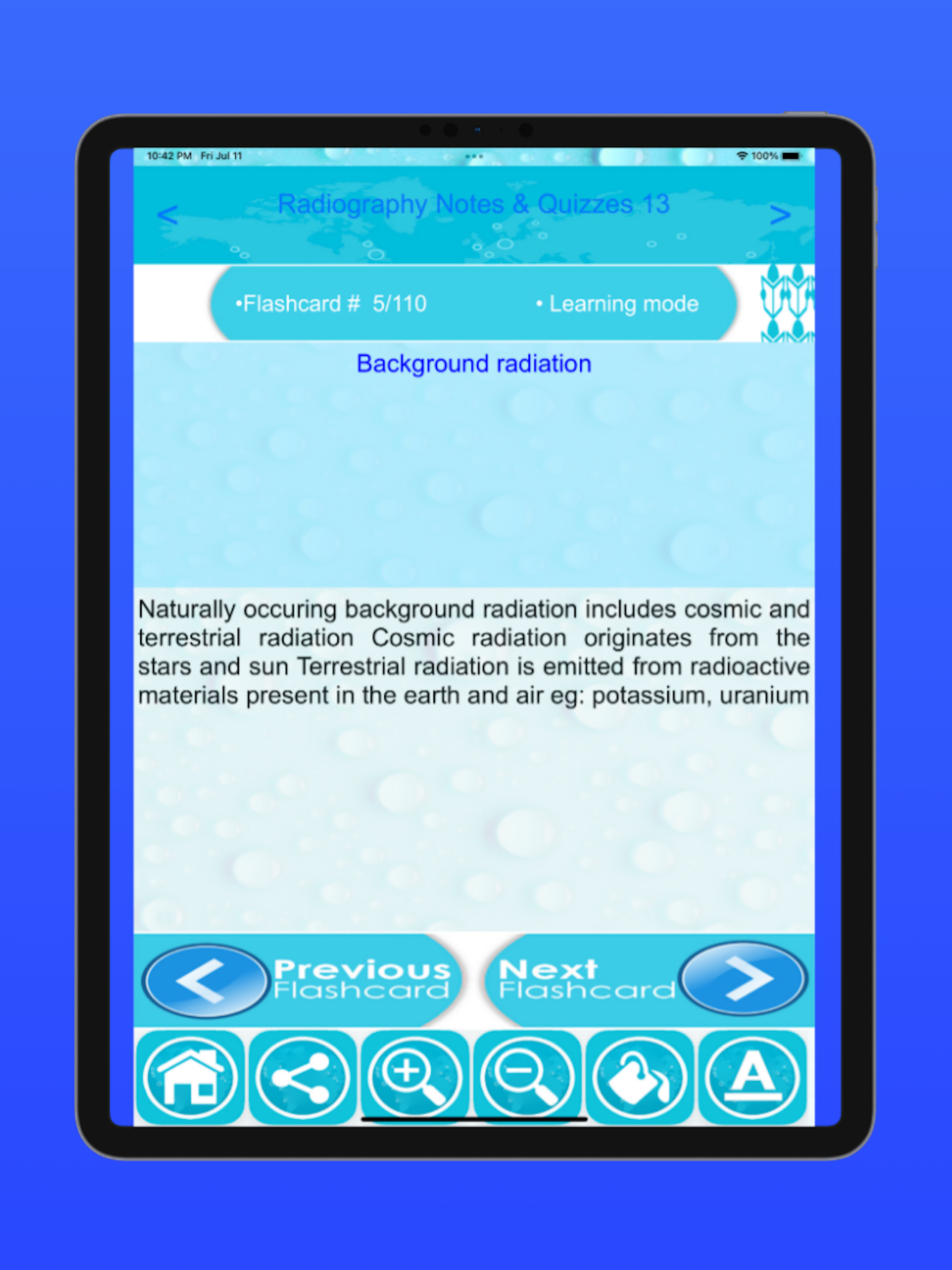 Radiography  EXAM REVIEW App