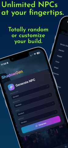 ShadowGen - NPC Creator Screenshot 1 of 5