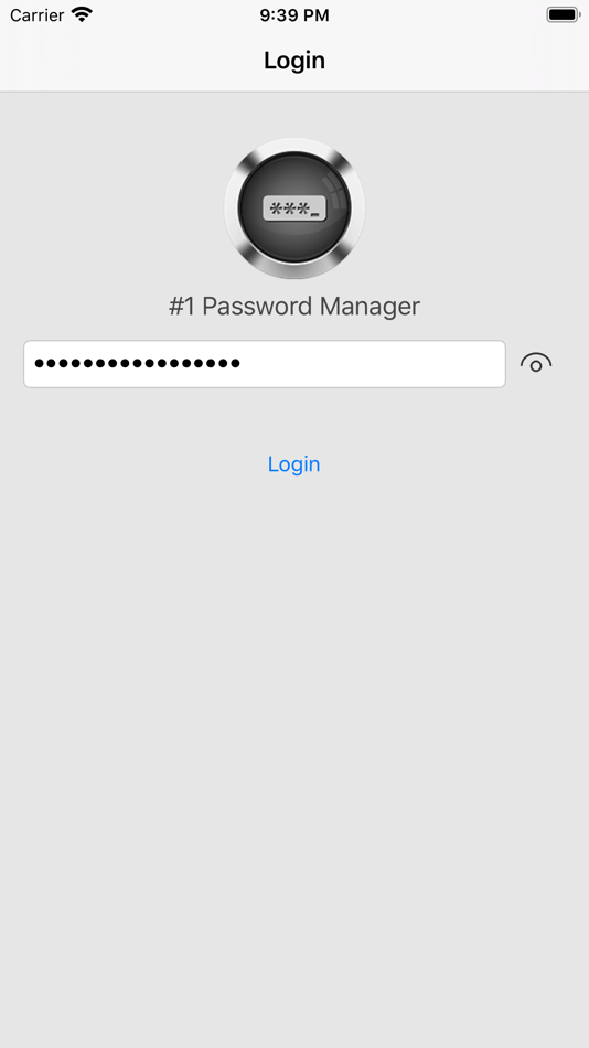 #1 Password Manager - 1.0.7 - (iOS)