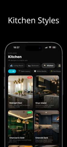 AI Home Design Interior iPhone screenshot