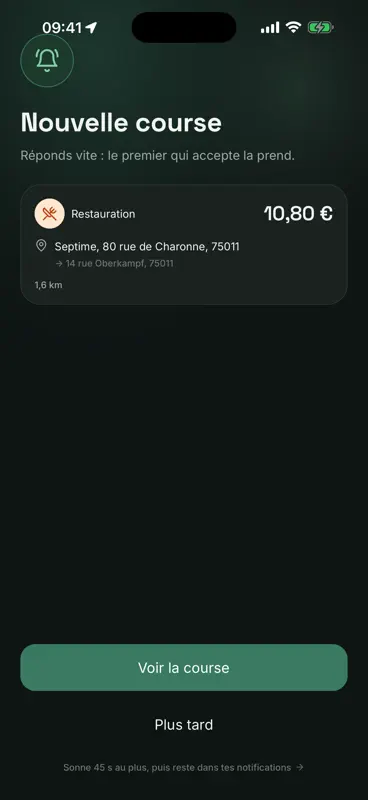 Galifar : Livraison & Coursier screenshot 2 of 8