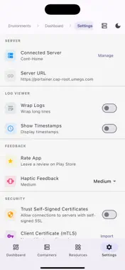 Portainer Mobile: Docker Admin screenshot 8
