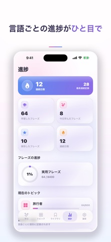 DailyMate：文で身につく語学 のスクリーンショット