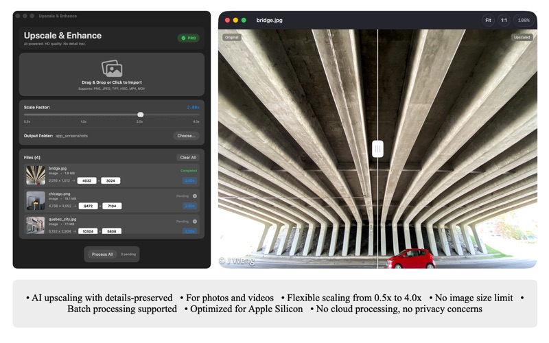 Upscale AI Photo Enhancer 4K iPhone screenshot