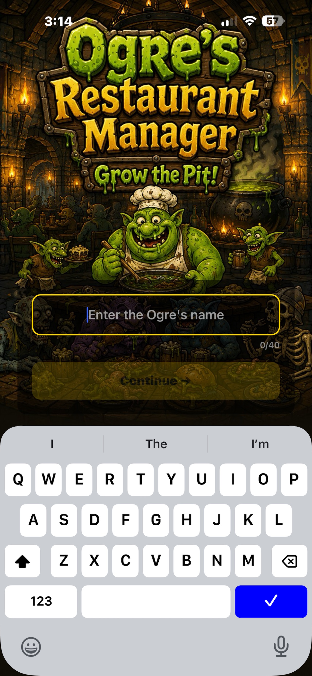 Screenshot 1 of Ogre's Restaurant Manager