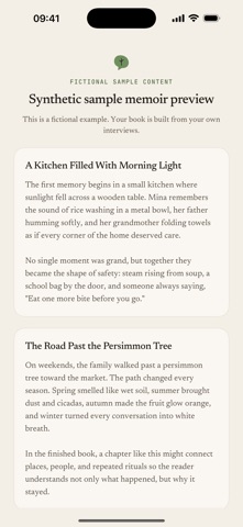 Namoo Memoir iPhone screenshot