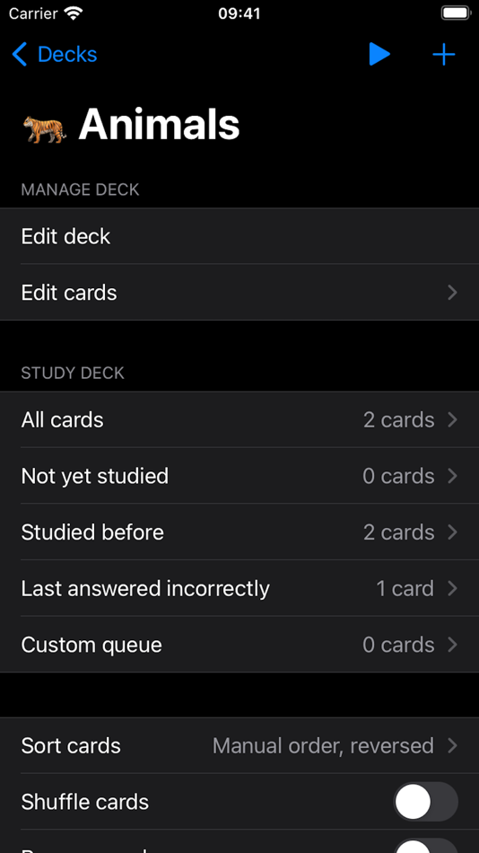 #7. Amazing Flash Cards (macOS) By: Erik Wegener