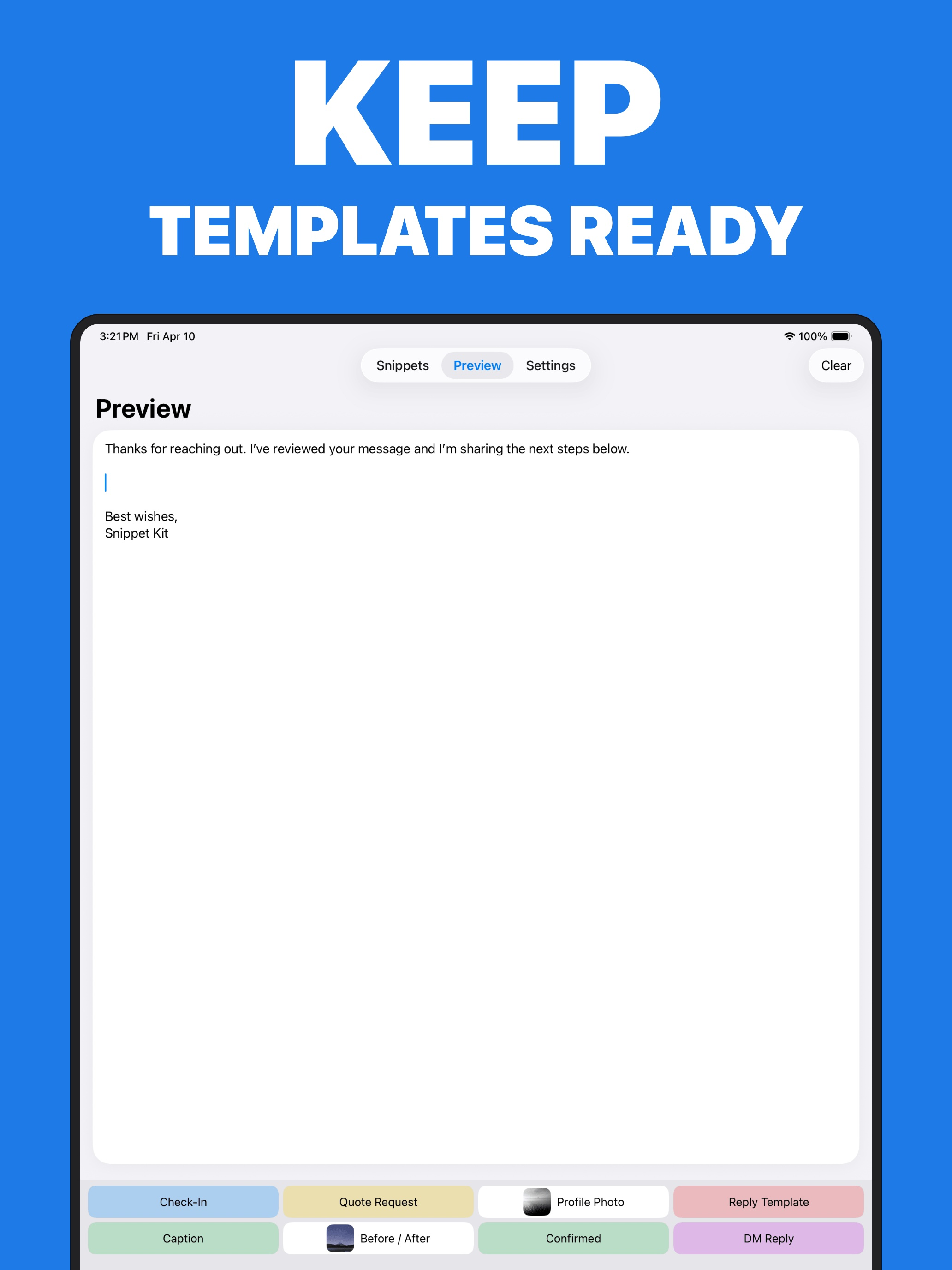 Text Expander - Snippet Kit