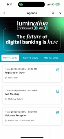 Lumination 2026 app screenshot