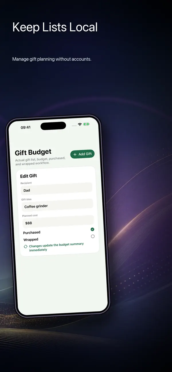 Screenshot #3 pour Christmas Gift Budget