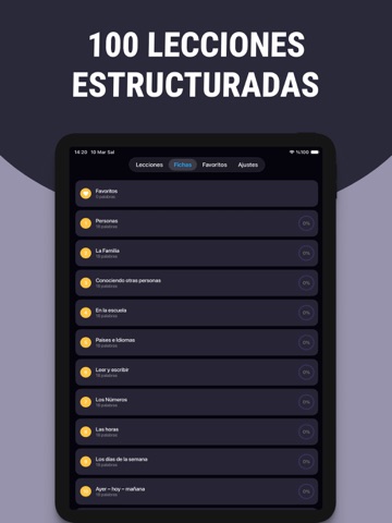 Aprende rumano fácilmente iPad screenshot