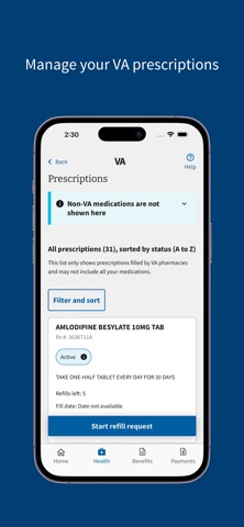 VA: Health and Benefits iPhone screenshot