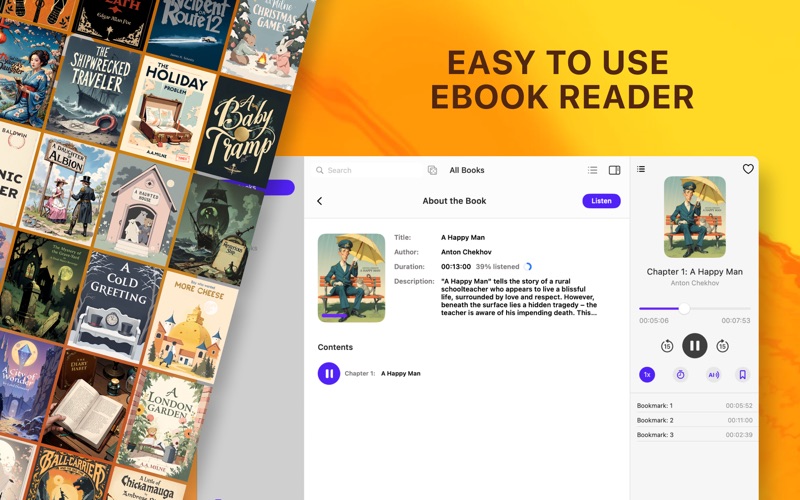 Ebooks Reader: Audio Books Screenshot