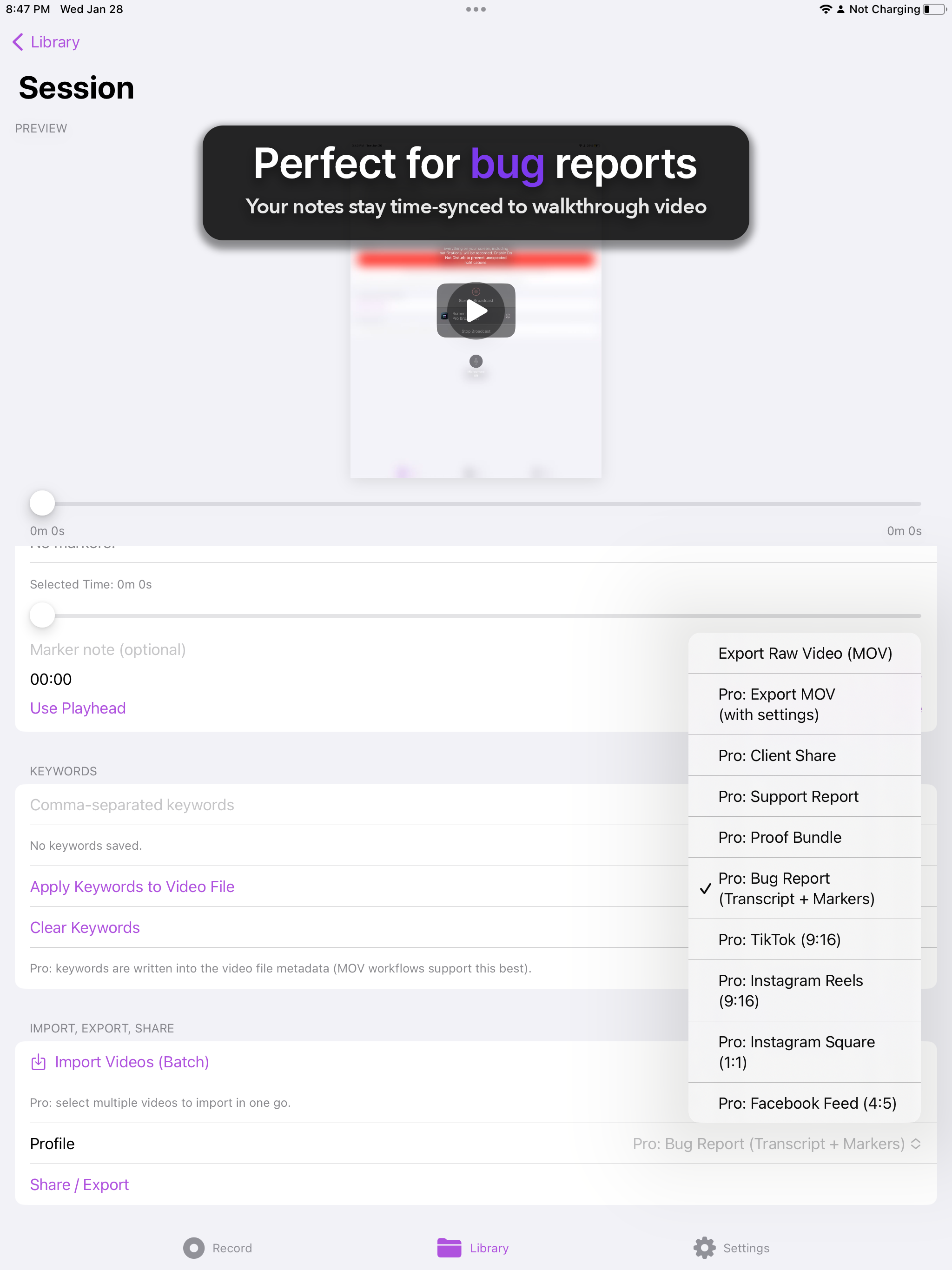 Screen Flow Pro: Workflows screenshot 13