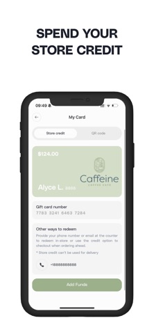 Caffeine Coffee Cafe iPhone screenshot