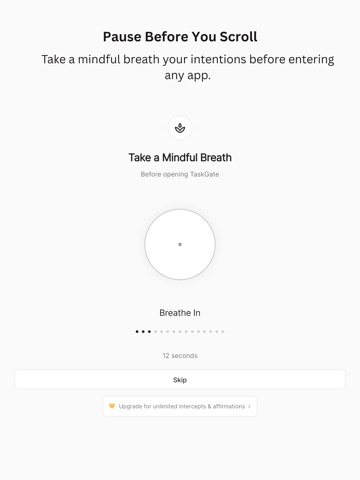 TaskGate: Focus & App Blocker iPad screenshot