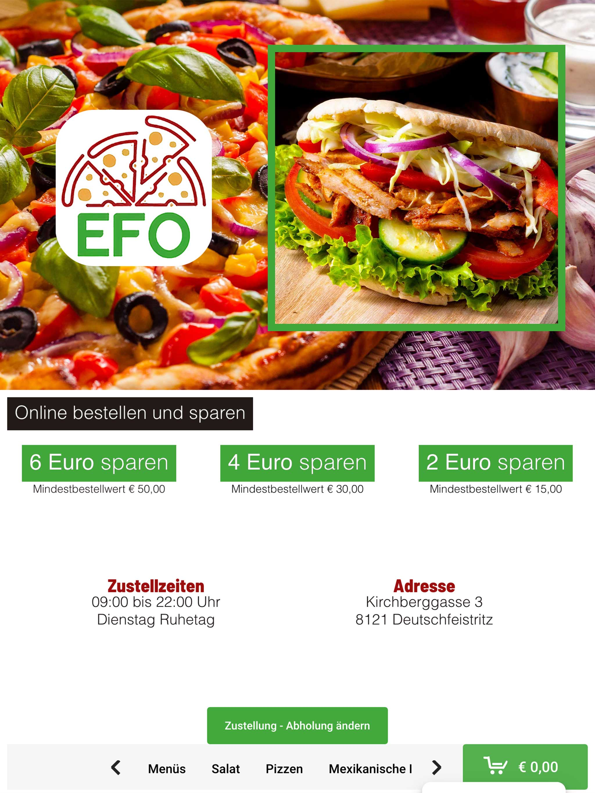 Efo Kebap Pizza