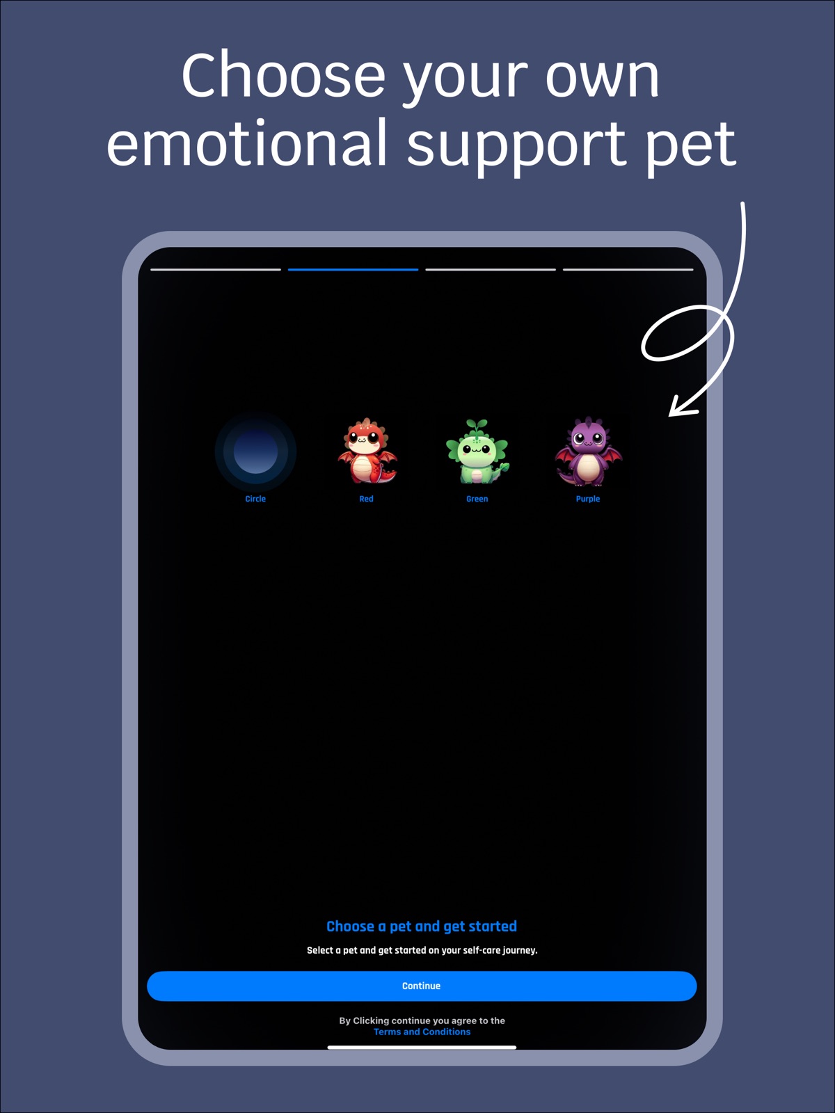 Self Care Pet: HugMonkey ipad screenshot 3