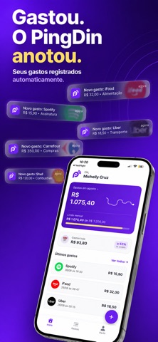 PingDin - Meus Gastos Screenshot 1 of 3