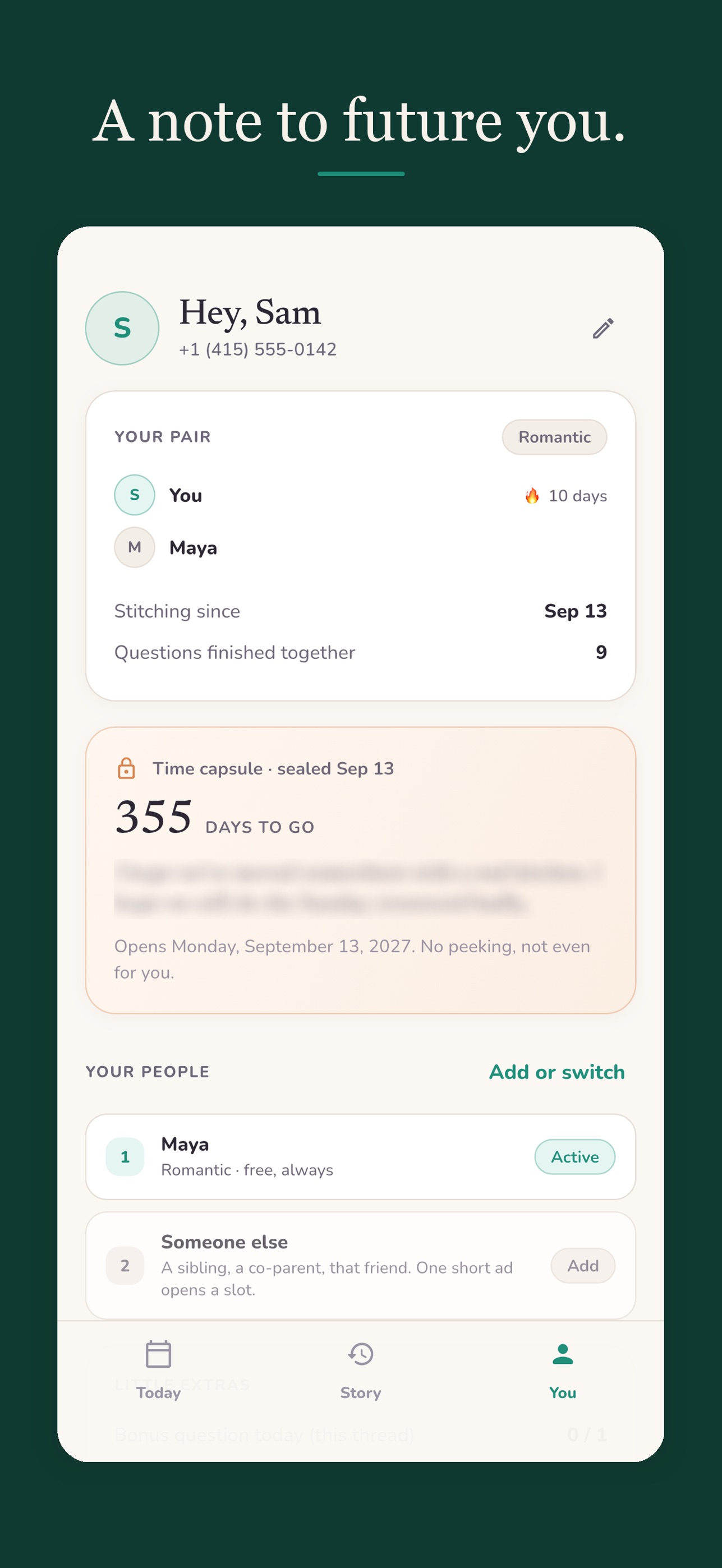 Screenshot 5 of Stitch: Daily Questions