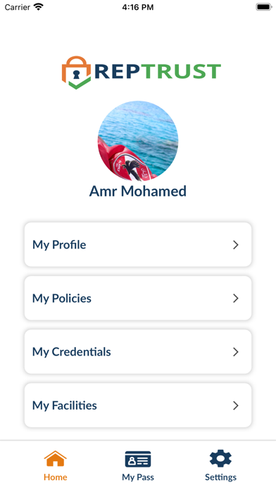 RepTrust Screenshot