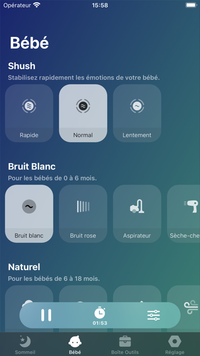 Screenshot #2 pour Bruit Blanc - Bruit Sommeil