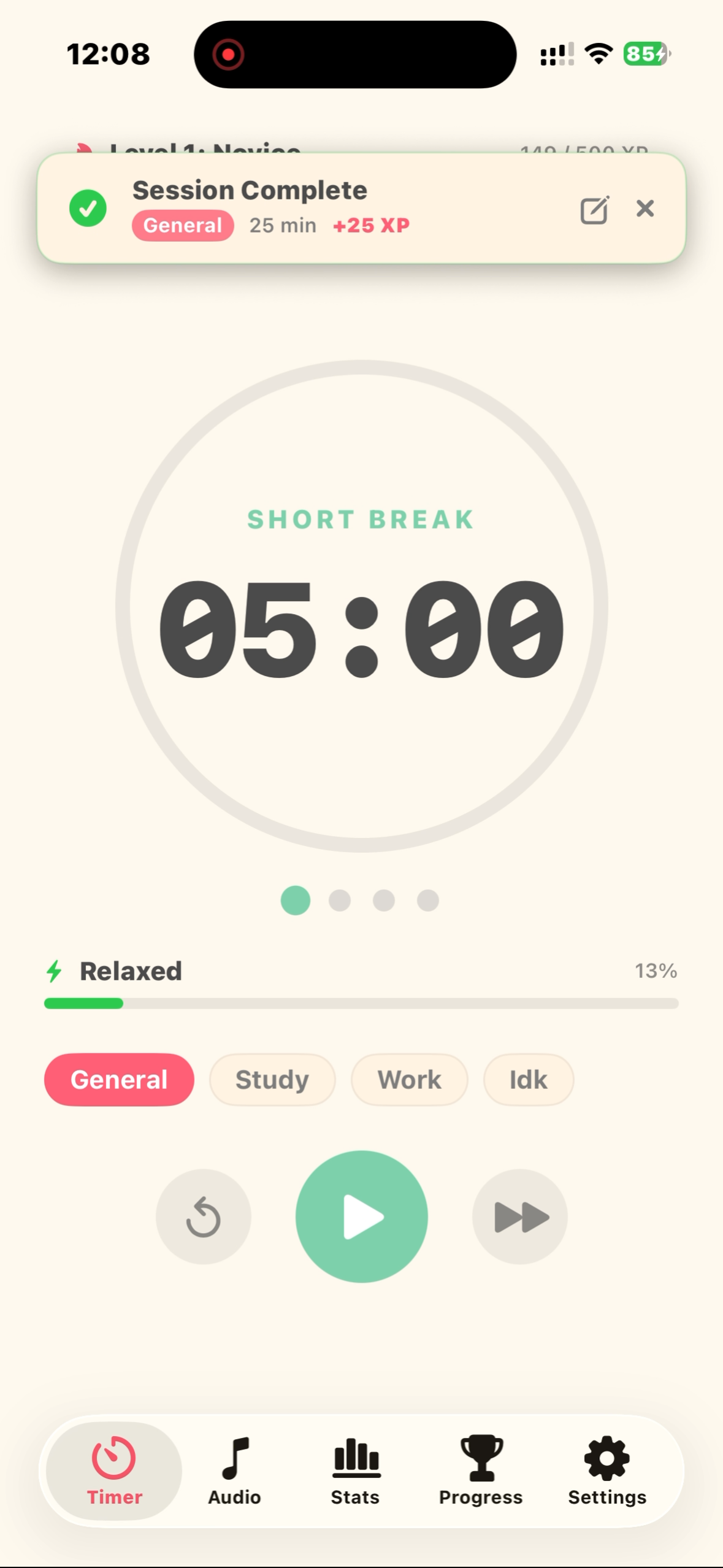 FocusXP: Pomodoro Timer & Lofi