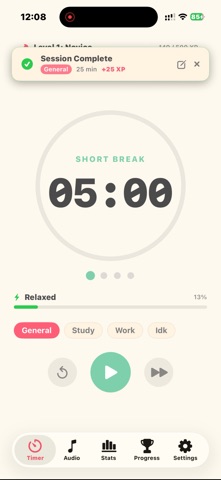 FocusXP: Pomodoro Timer & Lofi screenshot