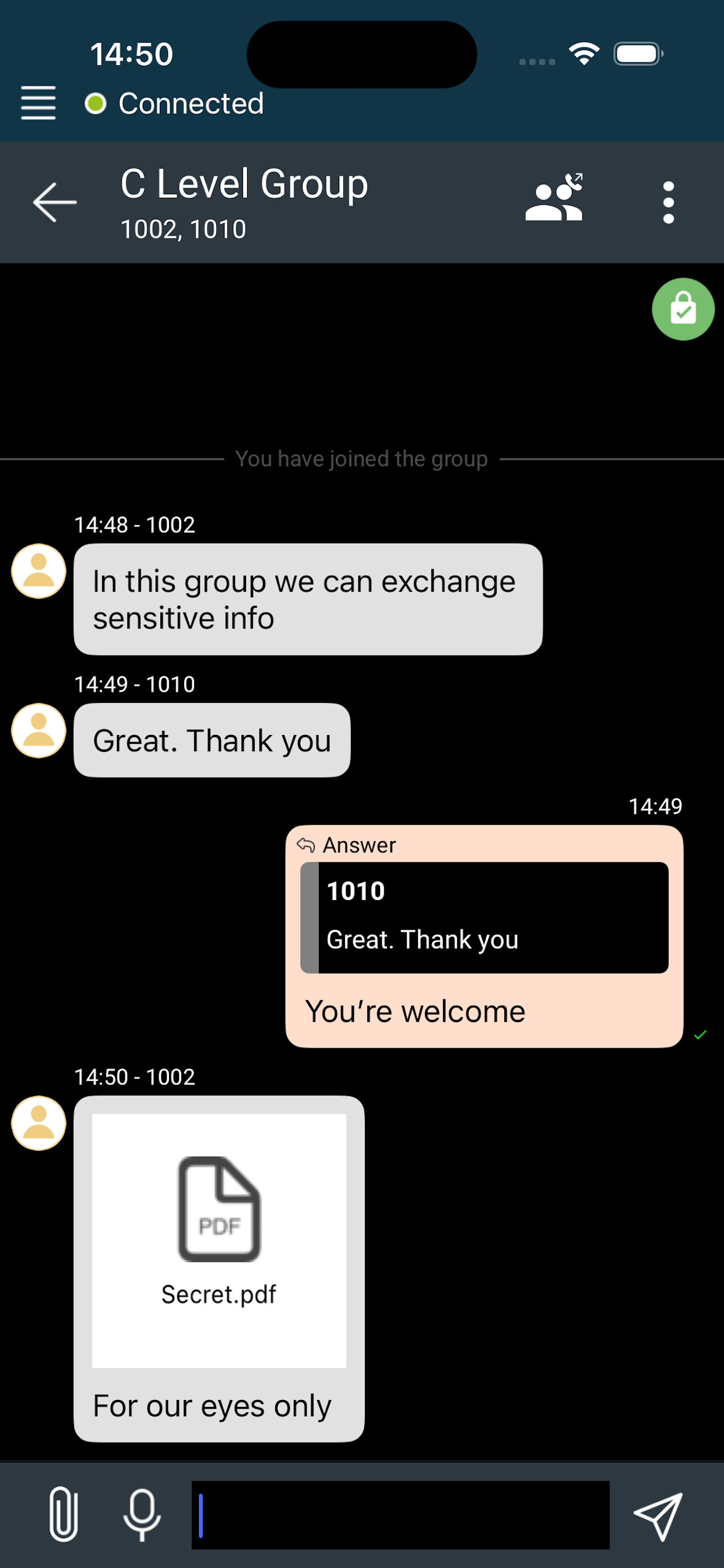 PRIVUS SecurLine Messenger