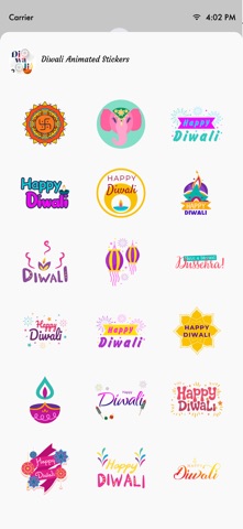Animated Fireworks Emojis iPhone screenshot