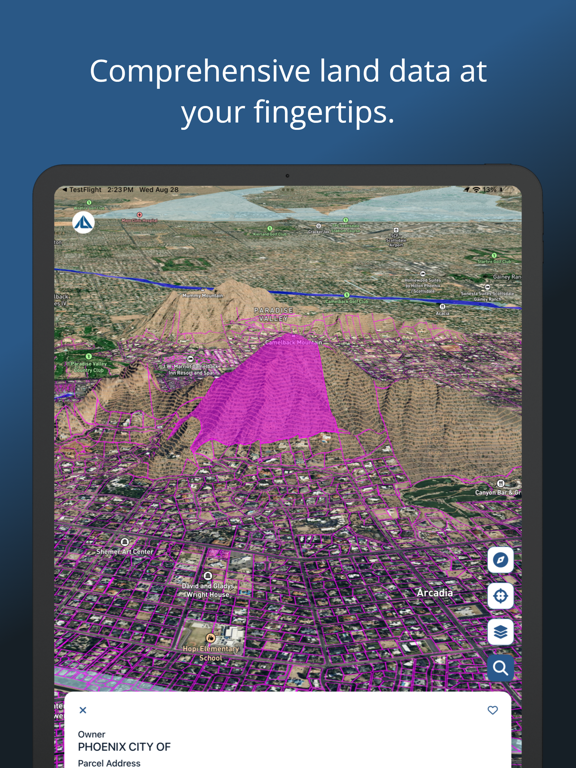 Revalo: Explore Property Lines iPad screenshot 1 - Productivity app