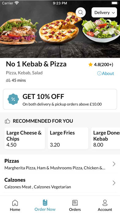 No 1 Kebab & Pizza Screenshot