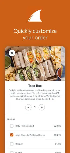 Sharky's Rewards & Ordering screenshot 2