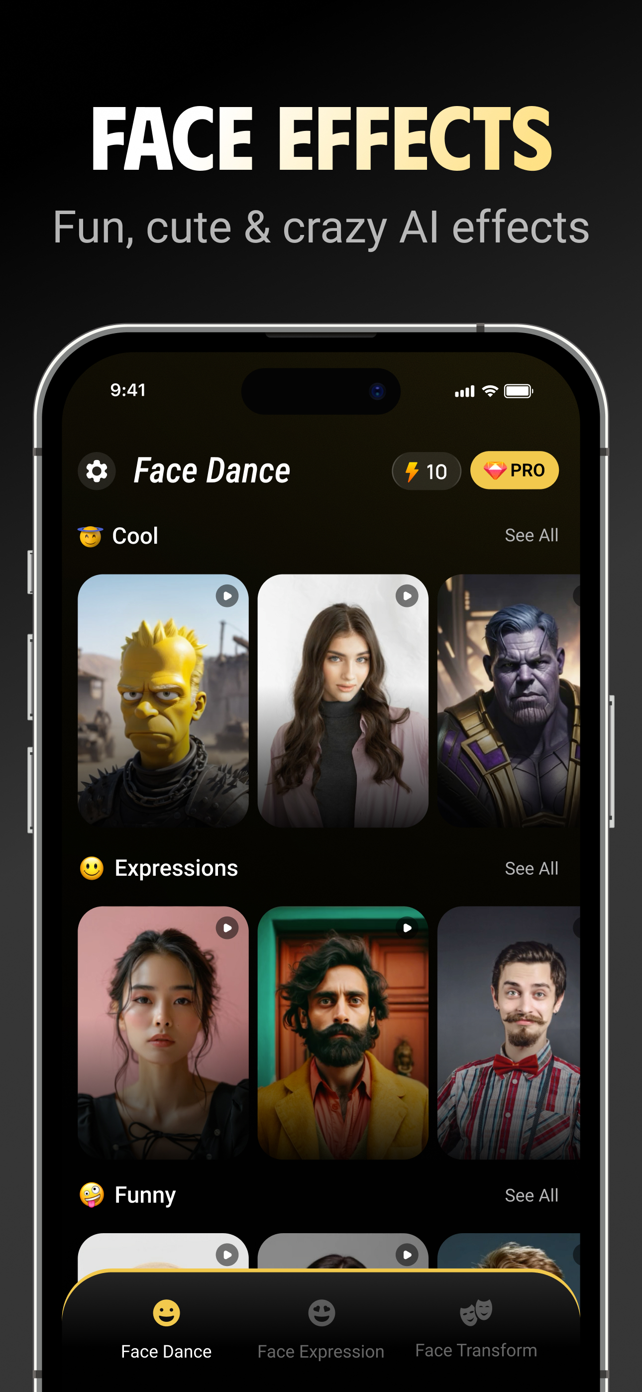 Live Face Dance - Funny Photo screenshot 5