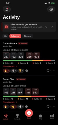 Advanced Bowling Tracker Screenshot 7 of 10
