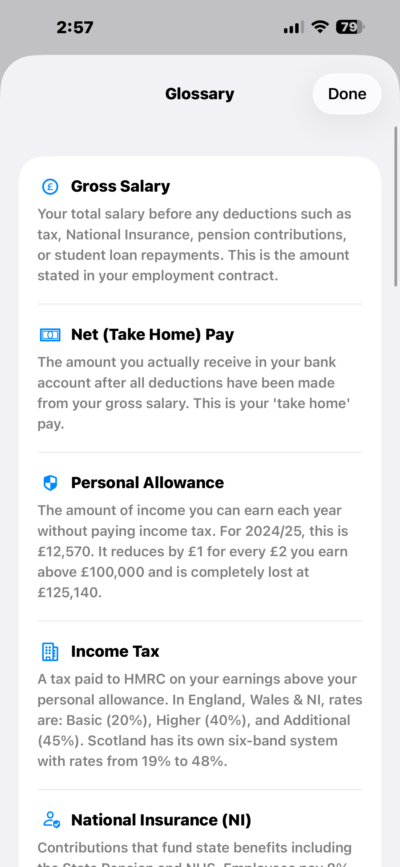 Salary Cal screenshot 4