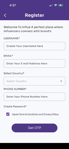 Influe iPhone screenshot 2
