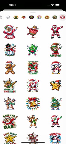 Santa & Friends Dab Stickers screenshot