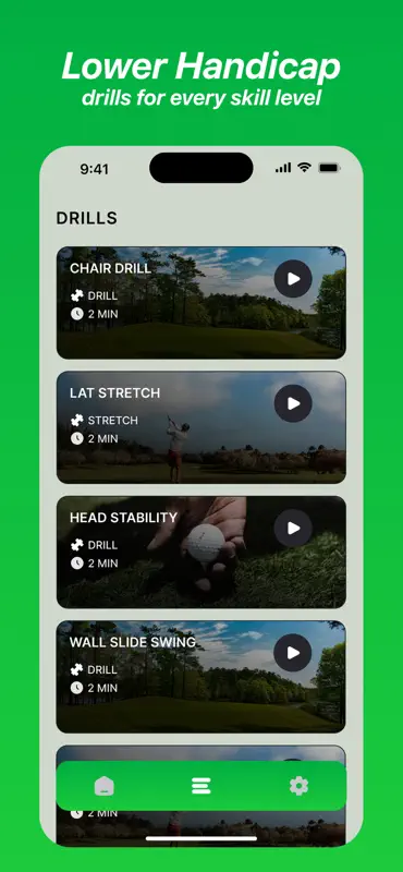 SwingFeel: home golf drill app screenshot 4 of 6