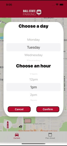 Ball State Parking iPhone screenshot