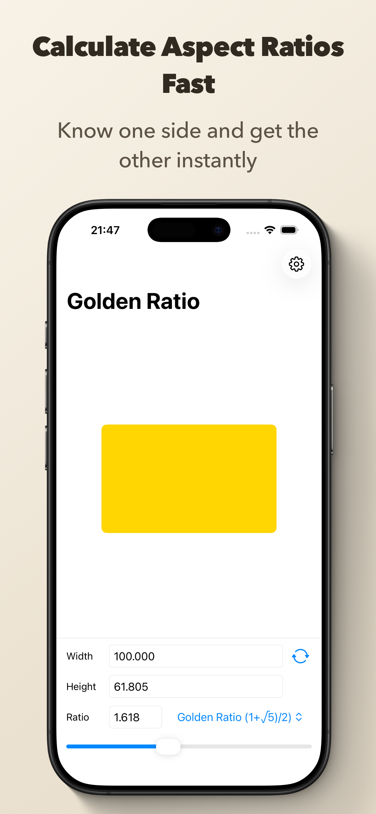 Golden Ratio Calculator++