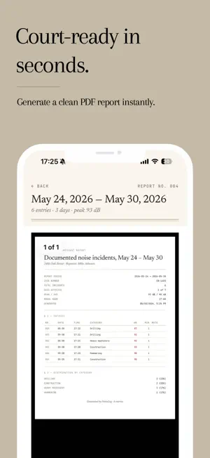 NoiseLog: Log & Report Noise screenshot 1