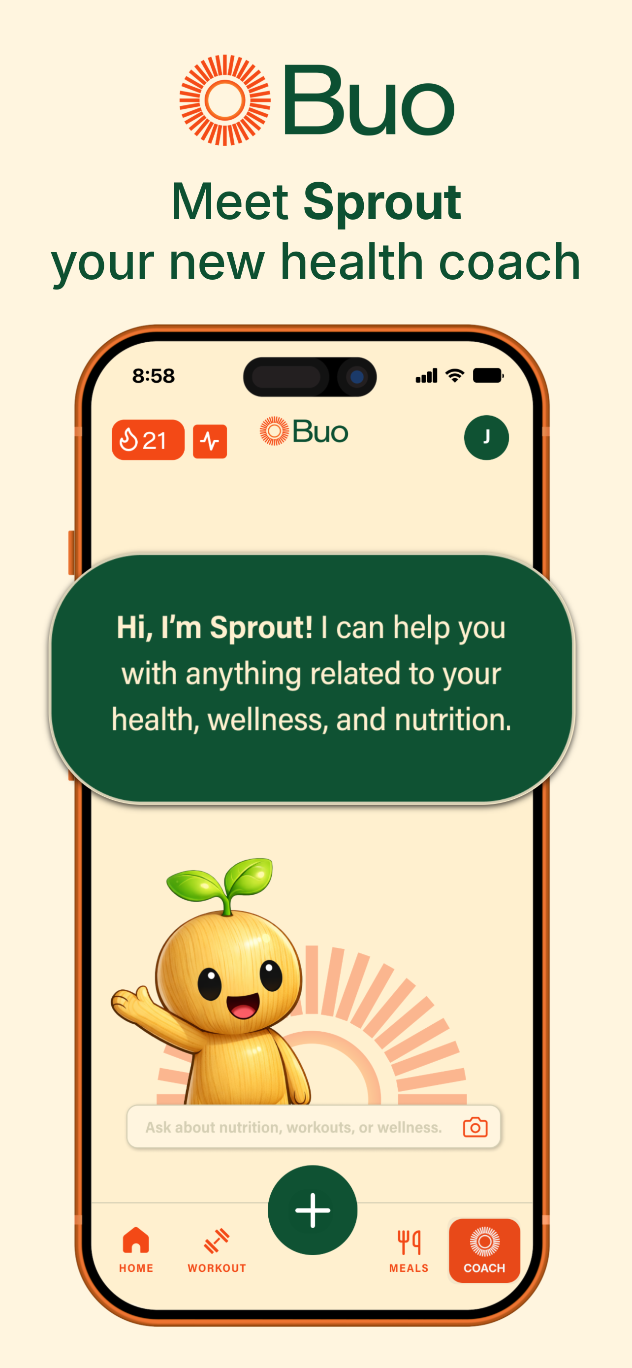 Buo: Gym, Diet & Fitness Coach screenshot 5